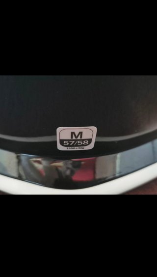 Casco Cross Nero e Bianco tg.M
