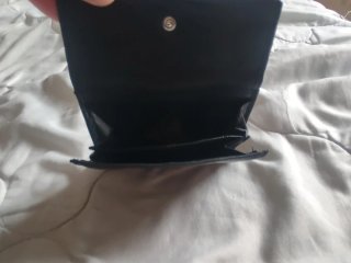 Cartera de piel Jaguar negra