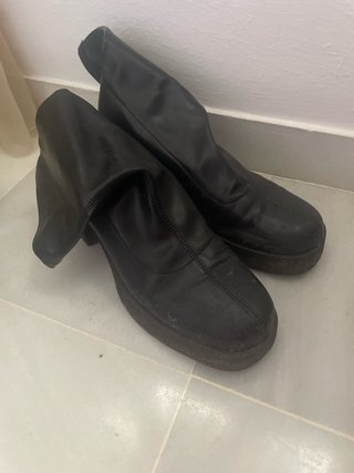 Botas negras de plataforma