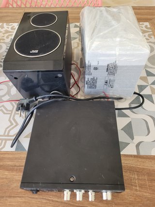 Pack Karaoke JVC: Altavoz y Amplificador