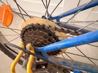 Bicicleta infantil azul 4-7 años