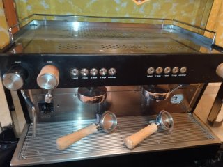 Cafetera industrial doble