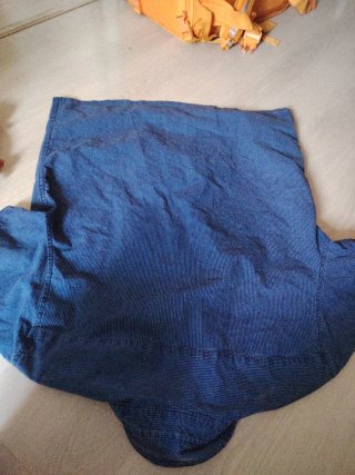 Camiseta rayas azul hombre manga corta