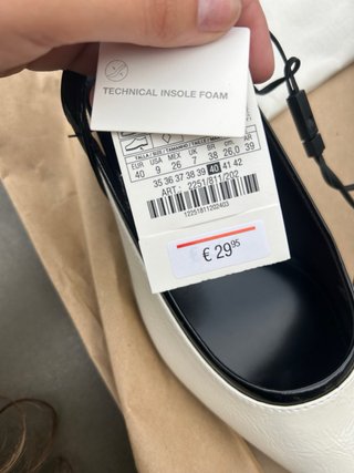 Tacones Zara Blanco y Negro