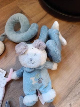 Pack 5 Sonajeros Bebé Peluches