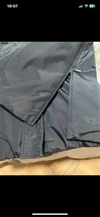 Gabardina Zara Marrón chocolate Larga