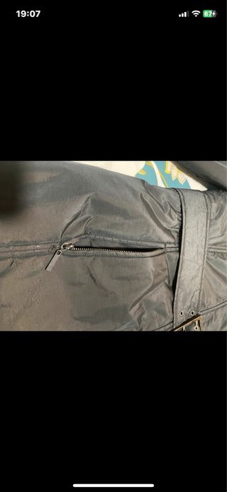 Gabardina Zara Marrón chocolate Larga