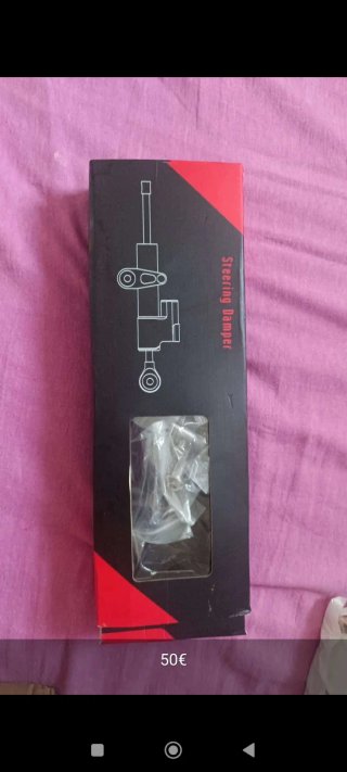 Amortiguador de dirección para moto