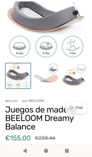 Hamaca balancín infantil jirafa