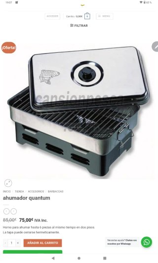 Ahumador Quantum Acero Inoxidable