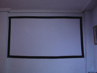 Pantalla de cine para proyector