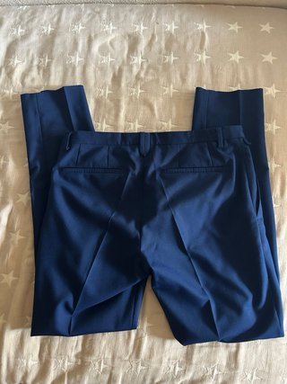 Chaqueta de traje azul Zara