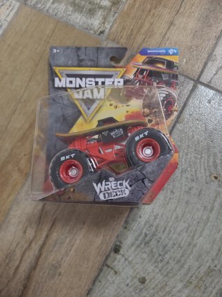 Monster Jam Wreck Deck Camión Rojo