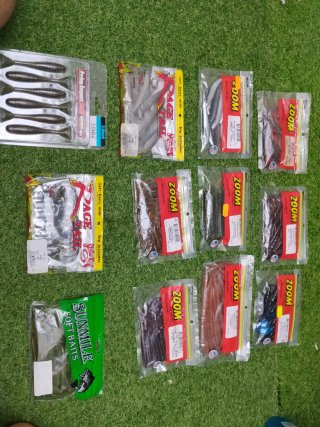 Lote señuelos pesca blackbass 1