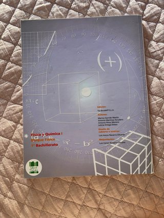 Física y Química I, 1o Bachillerato