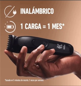 Recortadora Barba King C. Gillette Inalámbrica