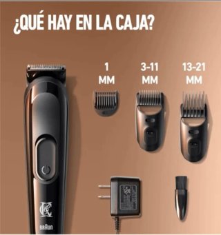 Recortadora Barba King C. Gillette Inalámbrica