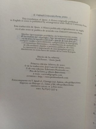 Historia de España - Raymond Carr (Península)