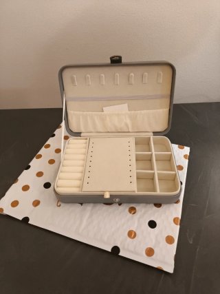 Portagioie grande beige e grigio