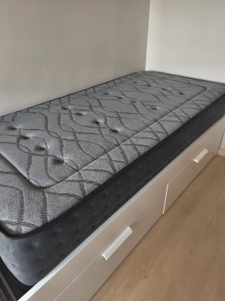 Colchón Viscoelástico Muelles Ensacados