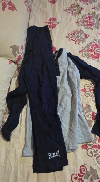 Pigiama ragazzo Everlast grigio/blu