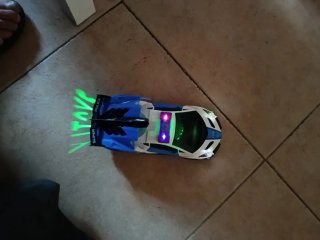 Coche Policía Transformable Luces Sonido