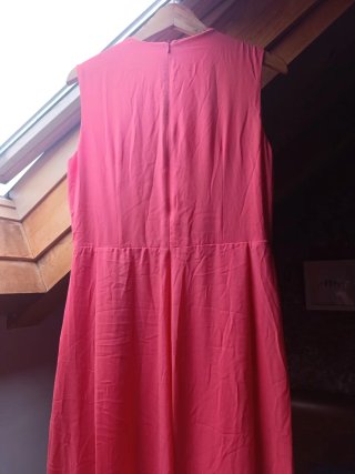 Vestido largo fiesta rosa