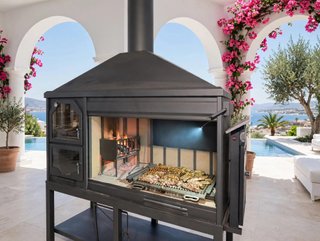 Chimenea para Barbacoa Profesional inox