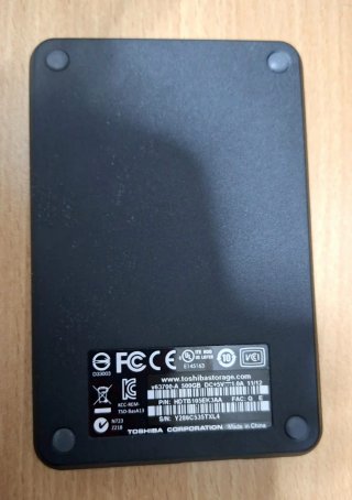 Disco Duro Externo Toshiba 500GB ( SIN ESTRENAR )
