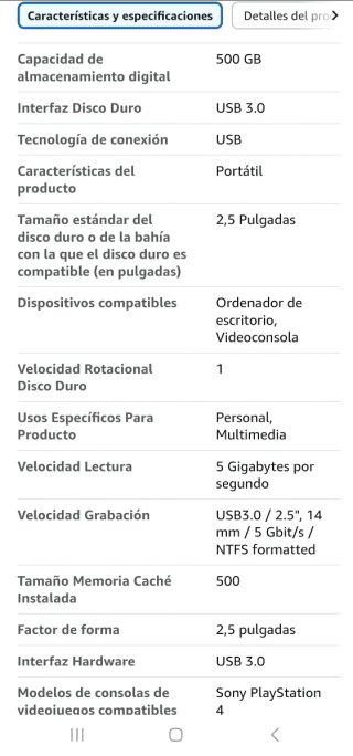 Disco Duro Externo Toshiba 500GB ( SIN ESTRENAR )