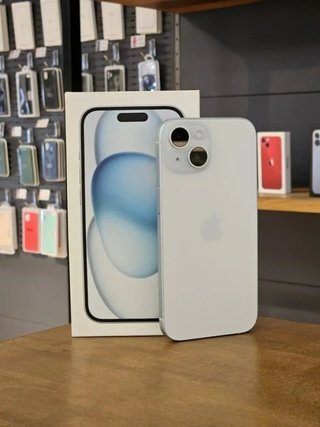 IPHONE 15 128GB AZUL BATE. 100%