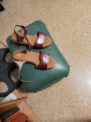 Sandalias cuña Chusepagne multicolor