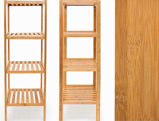 ¡OFERTA! Estantería Bambú Baño 4 Baldas