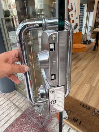 Cerradura Puerta Cristal Nueva
