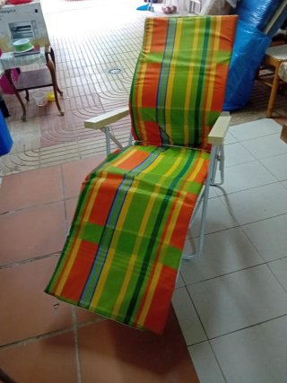 Hamaca de tela con funda