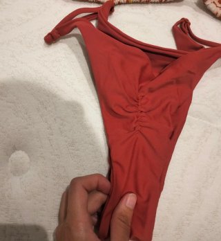 Bikini Zara naranja