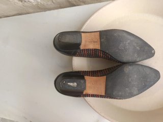 Zapatos Cortefiel Piel Entrelazada Vintage