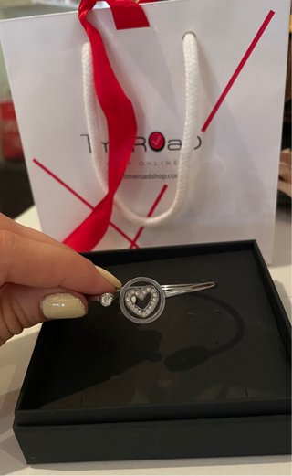 Pulsera Lotus Corazón con Circonitas