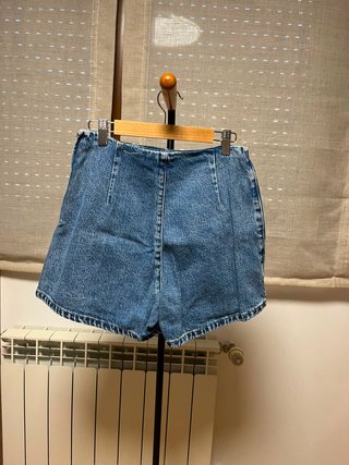 Falda pantalón vaquera Stradivarius T.38