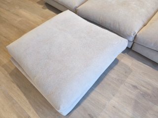 Sofá Banak Tokio 3 plazas con puff modulable