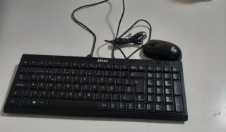 Teclado y Ratón MSI Negro