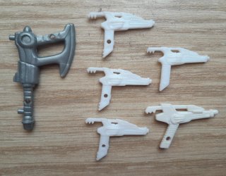 Lote accesorios Power Rangers