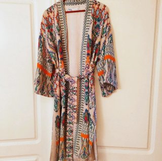 Conjunto Zara Kimono y Pantalón largo