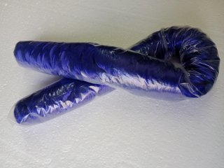 Rulo de pelo sintético de mejor violeta azulado,nu