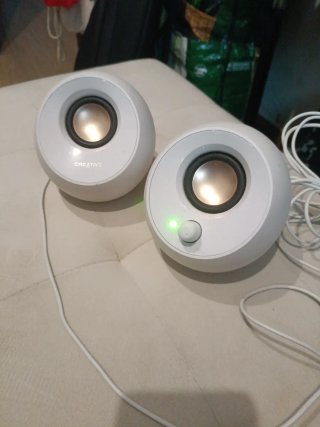 Altavoces Creative Pebble 2.0 Blancos