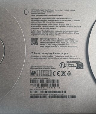 Apple Watch Ultra 3 GPS + Cellular 49mm