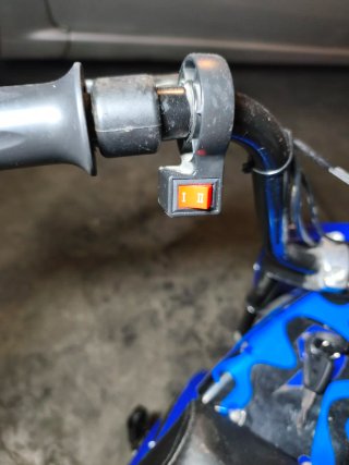 Moto Motocross Xtreme Eléctrica Azul