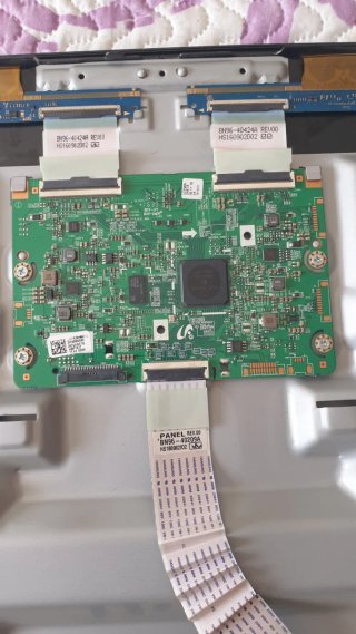 Samsung UE49K6500AU curva Smart TV pantalla rota