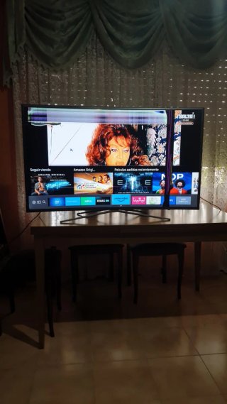 Samsung UE49K6500AU curva Smart TV pantalla rota