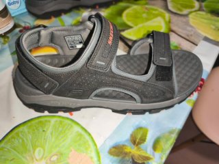 Sandalias Skechers Negro/Gris